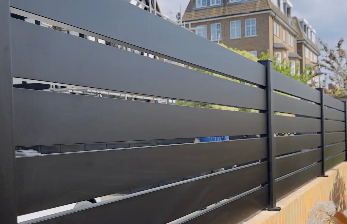 Aluminum fence installed by ProLine Fencing of Kirkland