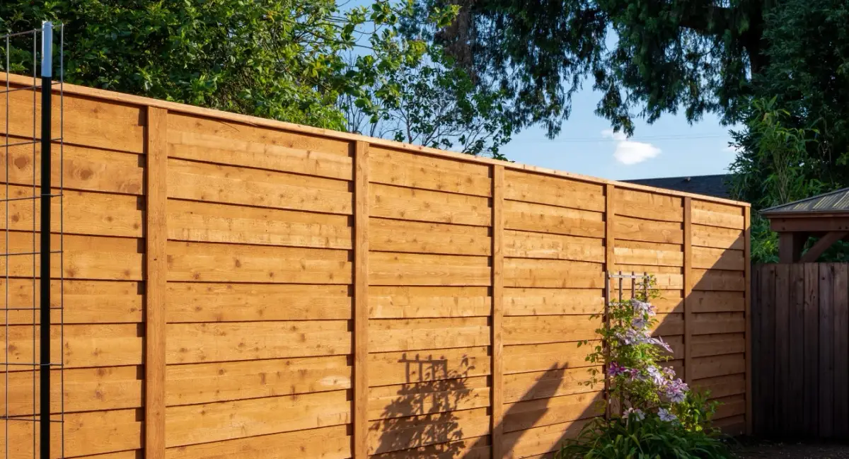Wooden fence installed by ProLine Fencing of Kirkland